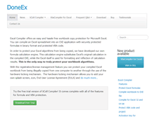 Tablet Screenshot of doneex.com